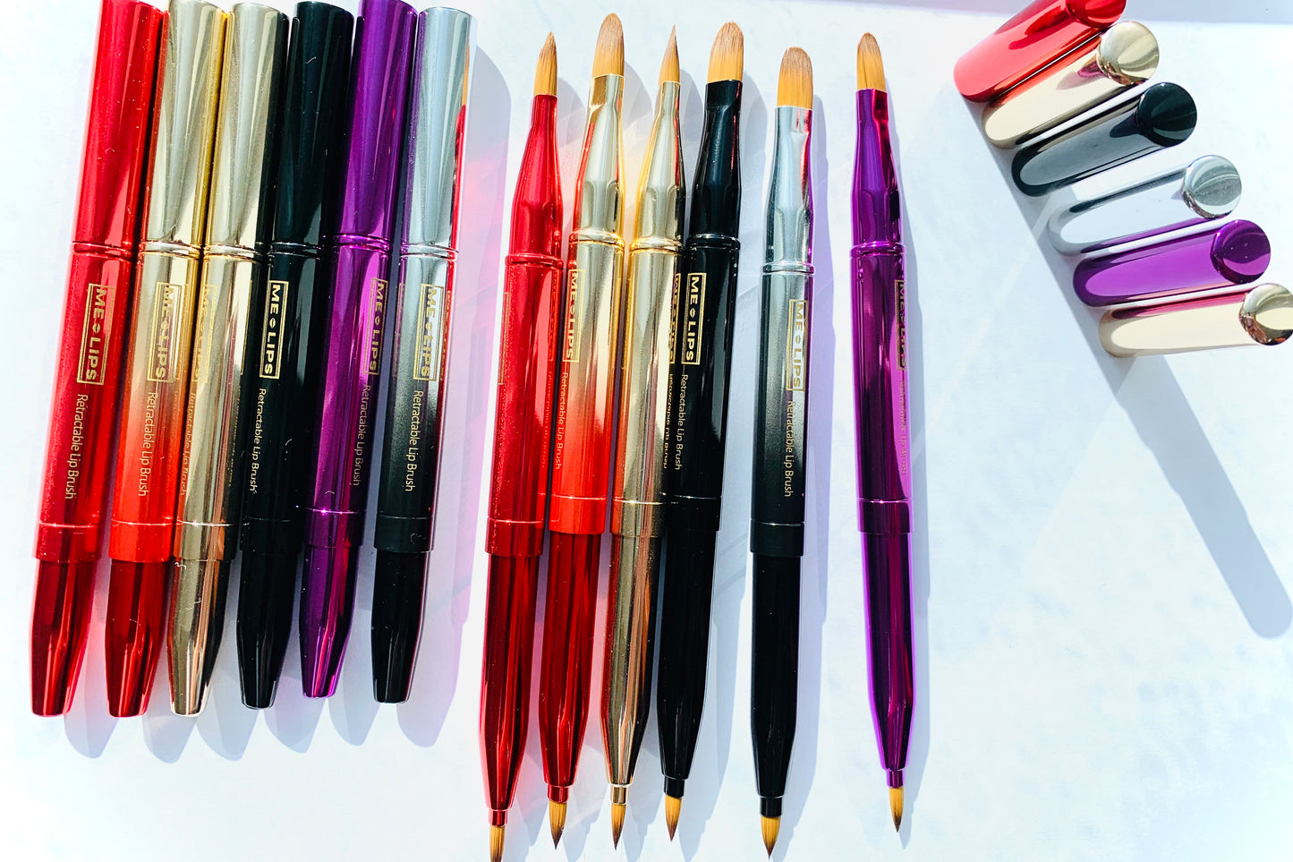 2-in-1 Double Ended Lip Brush with Cap by Me-Lips
