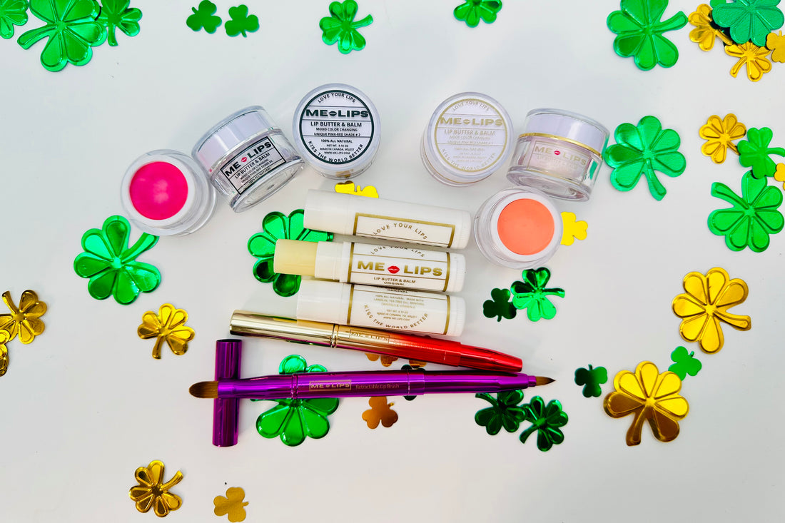 Get ready to charm the crowd this St. Patrick’s Day with Me-Lips! 💚🍀💄💋