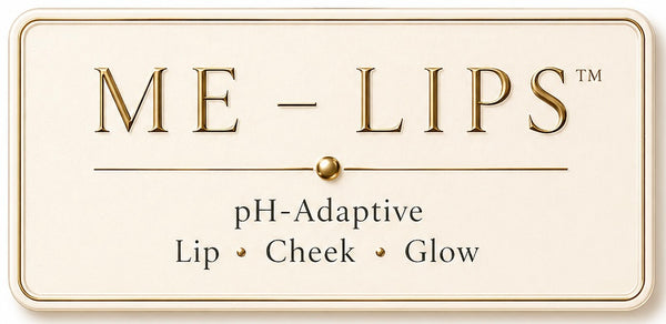 ME-LIPS™ pH-Adaptive product label on a beige background